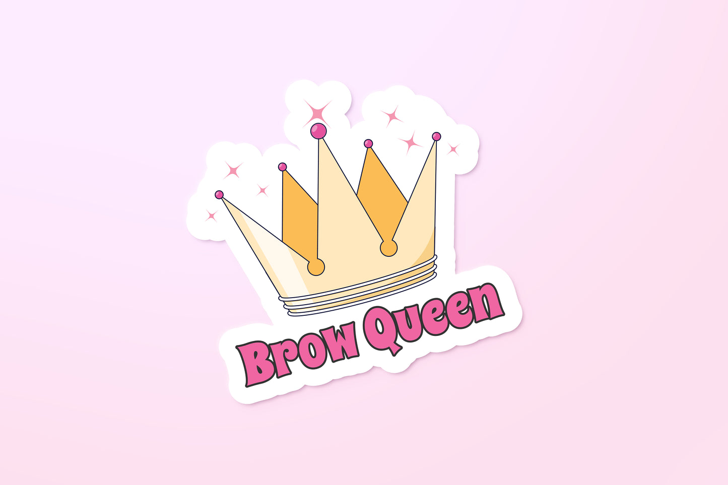 Brow Queen Sticker