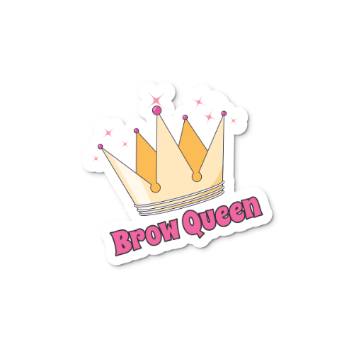 Brow Queen Sticker