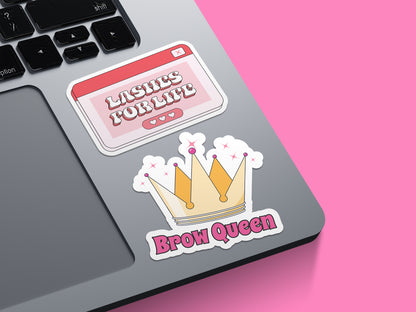 Brow Queen Sticker
